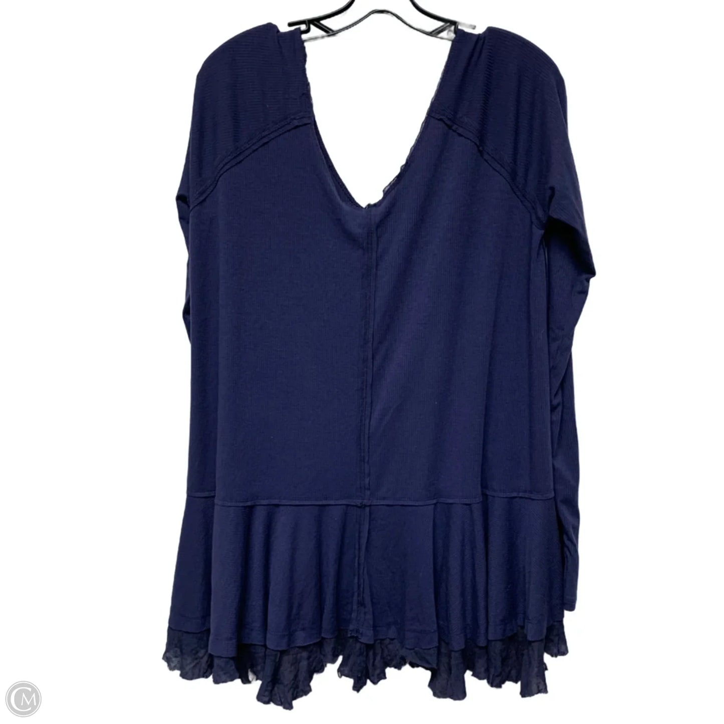 Top Long Sleeve By We The Free In Purple, Size: L