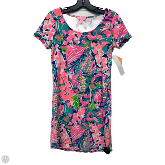 Dress Designer By Lilly Pulitzer In Blue & Pink, Size: Xs