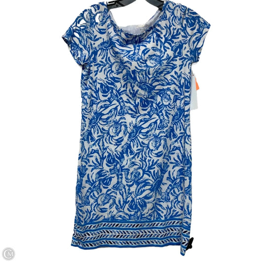 Dress Designer By Lilly Pulitzer In Blue & White, Size: S