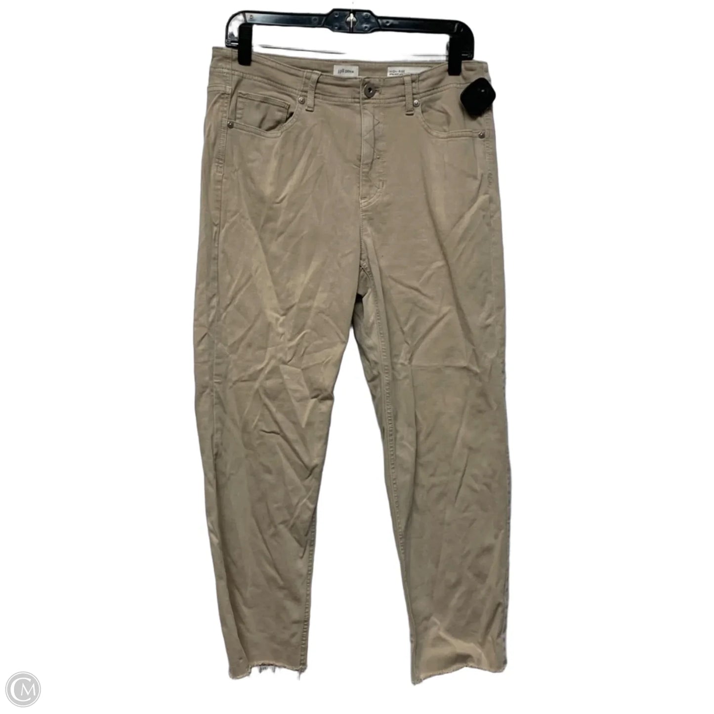 Jeans Cropped By J. Jill In Tan Denim, Size: 8