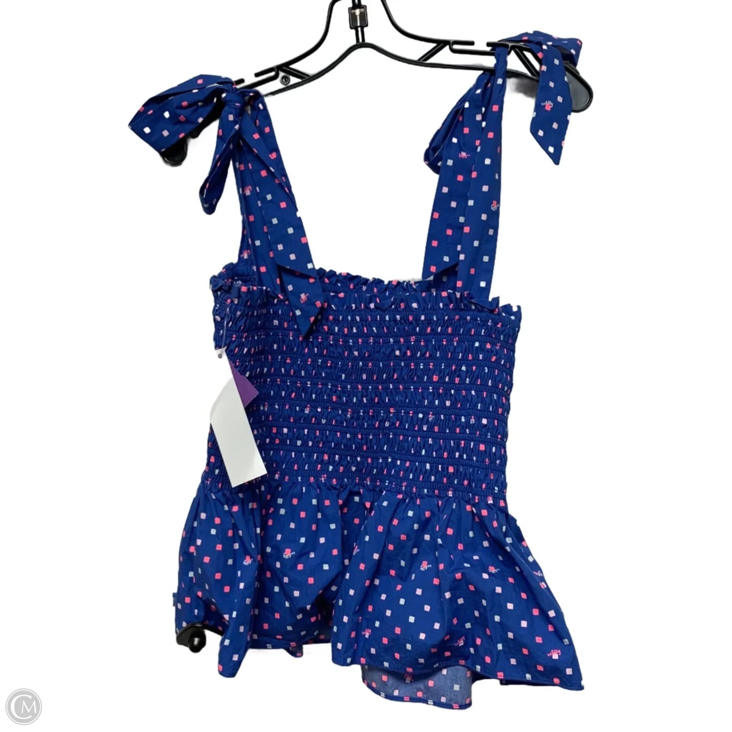 Top Sleeveless Designer By Lilly Pulitzer In Blue & Pink, Size: M