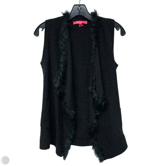 Vest Designer By Lilly Pulitzer In Black, Size: Xxs