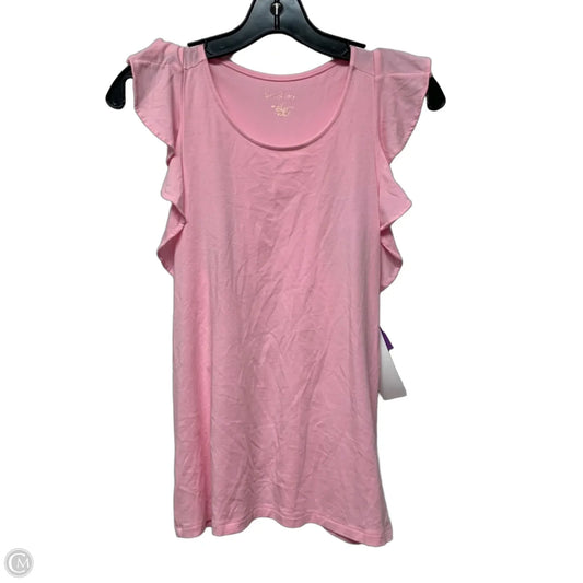 Top Sleeveless Designer By Lilly Pulitzer In Pink, Size: Xs