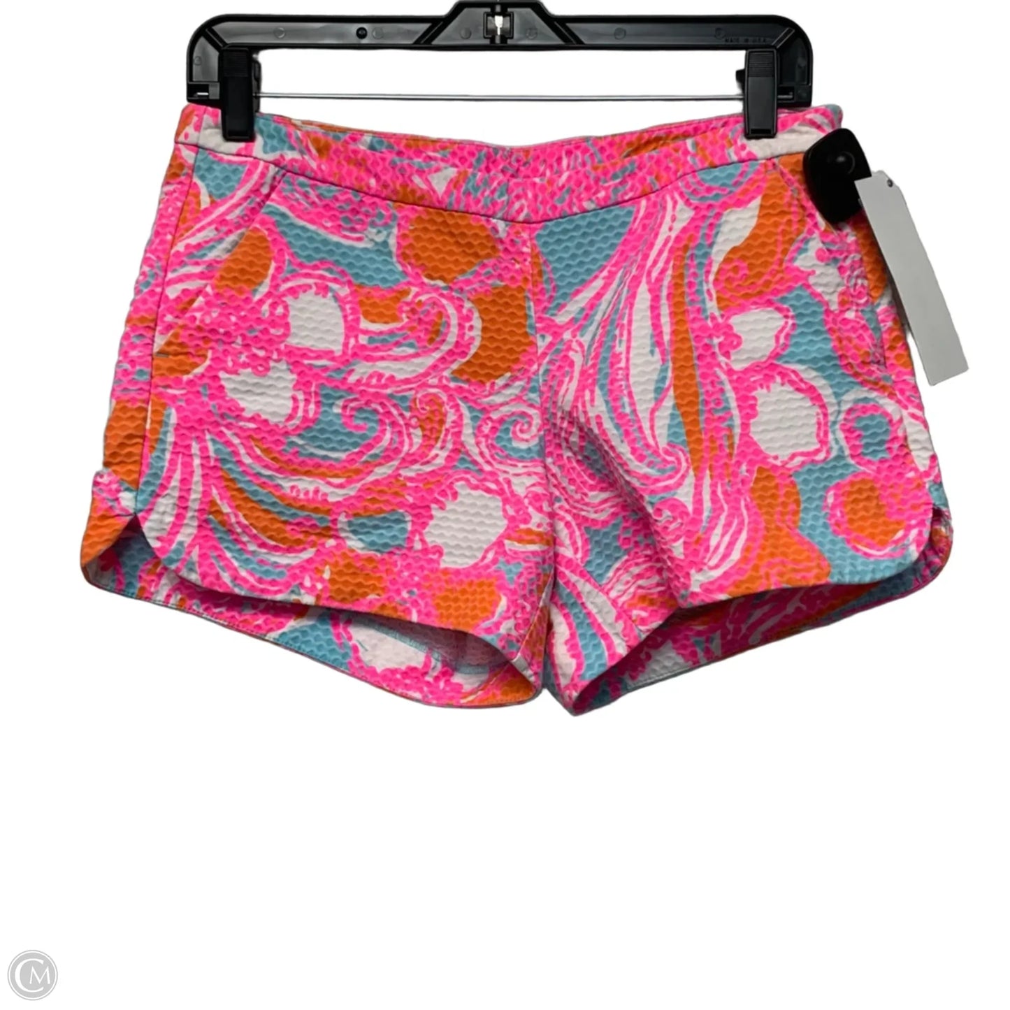 Shorts Designer By Lilly Pulitzer In Pink & White, Size: 2