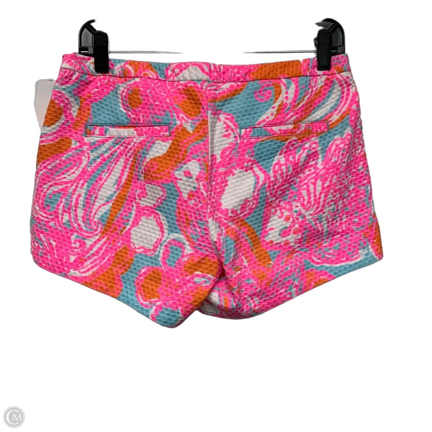 Shorts Designer By Lilly Pulitzer In Pink & White, Size: 2