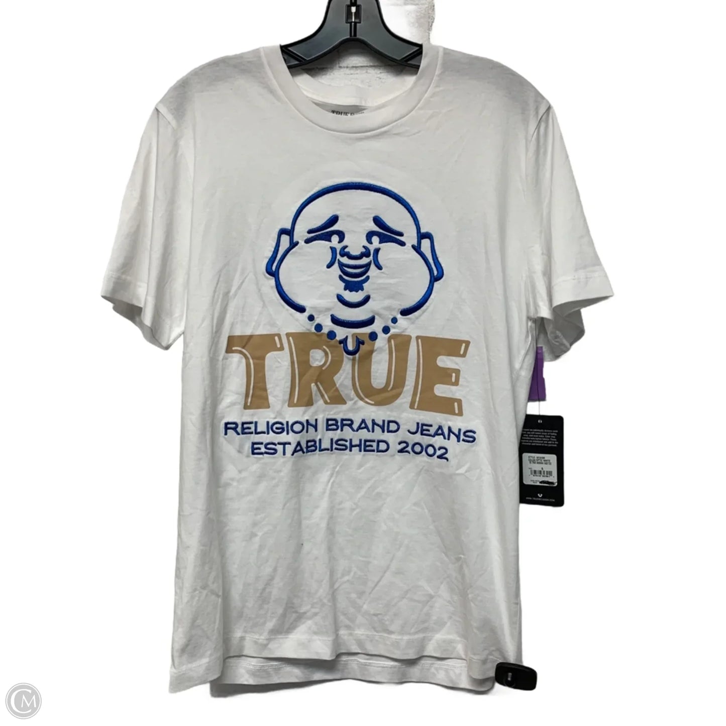 Top Short Sleeve By True Religion In White, Size: S