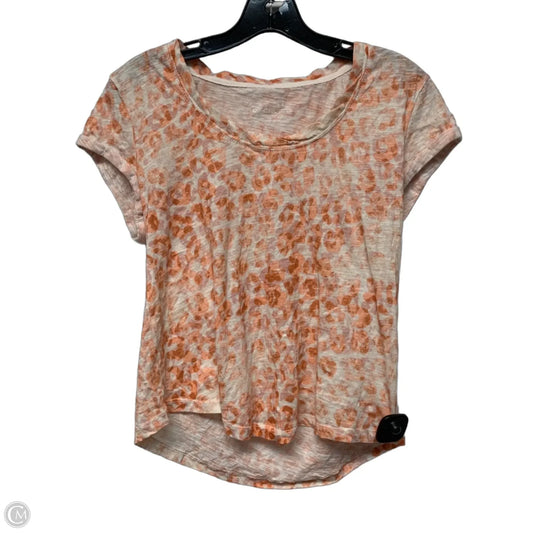 Top Short Sleeve By Pilcro In Orange, Size: S