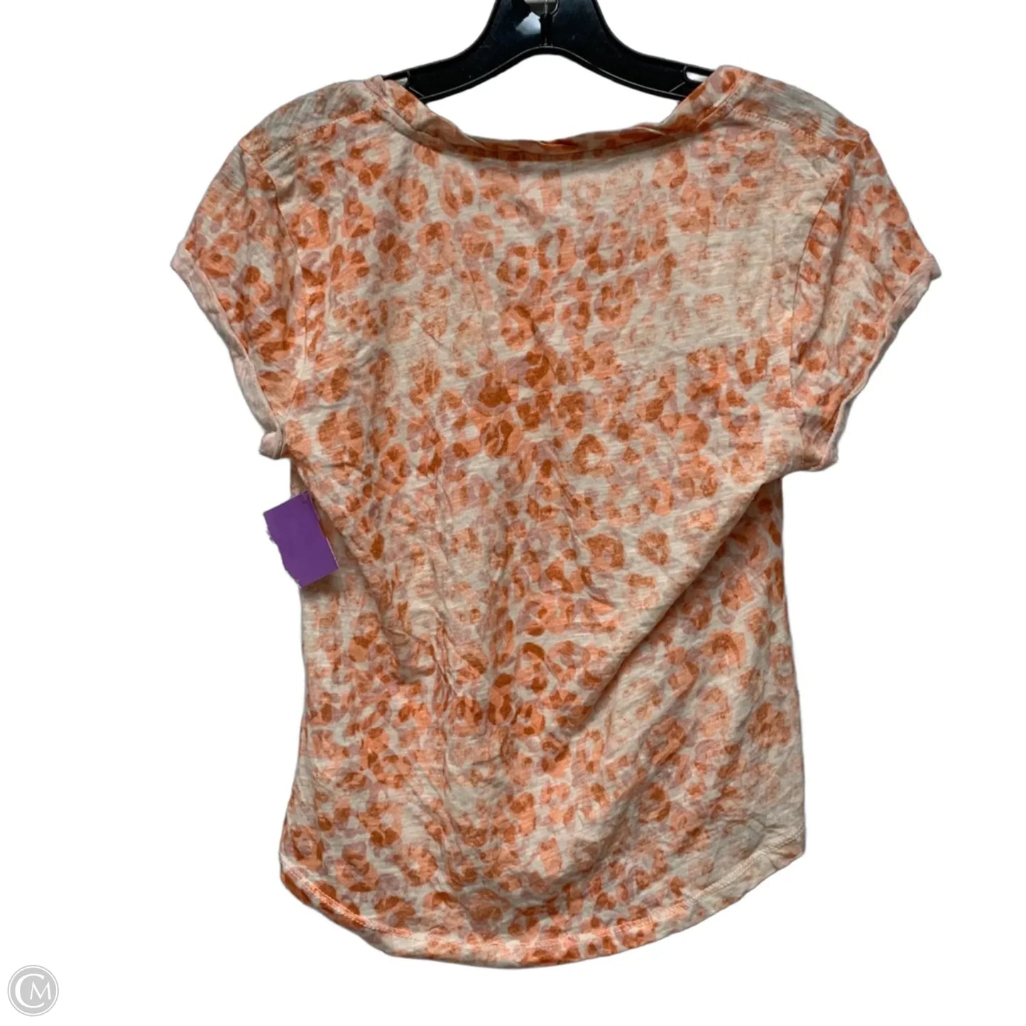 Top Short Sleeve By Pilcro In Orange, Size: S