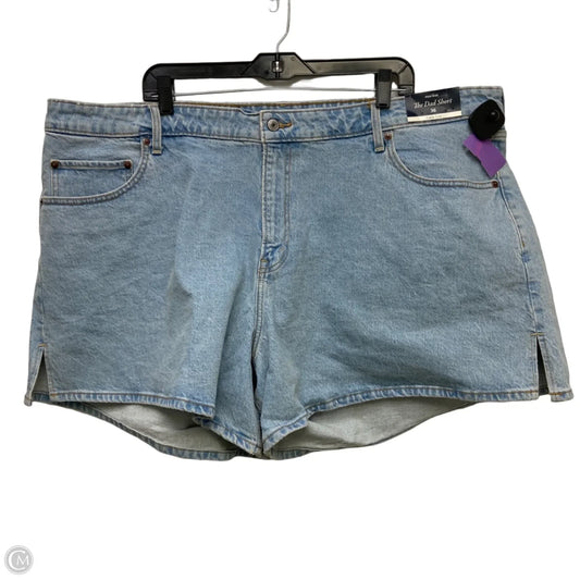 Shorts By Abercrombie And Fitch In Blue Denim, Size: 22