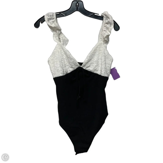 Bodysuit By Lulus In Black & White, Size: M