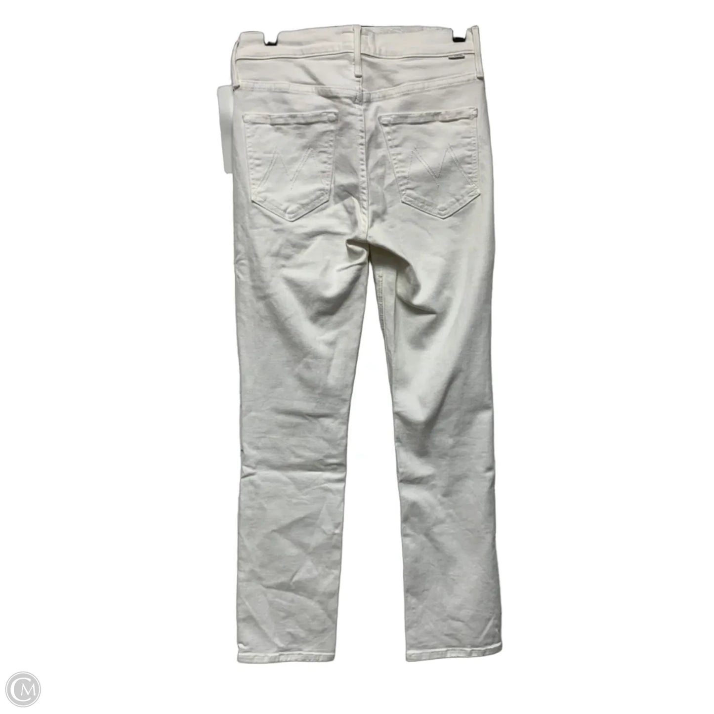 Jeans Designer By Mother In White Denim, Size: 2