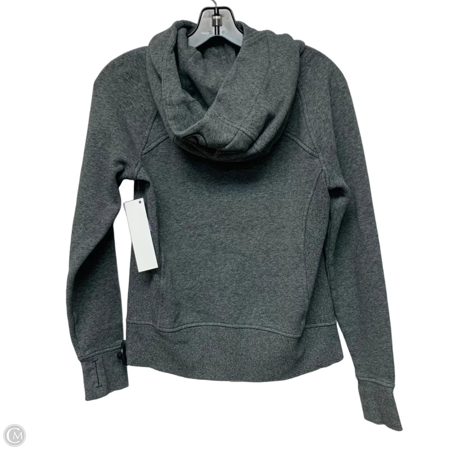 Athletic Jacket By Lululemon In Grey, Size: S