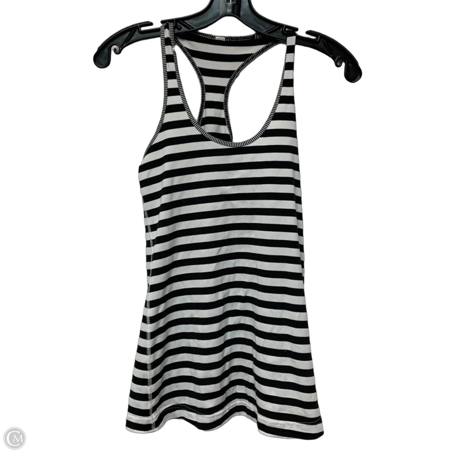 Athletic Tank Top By Lululemon In Striped Pattern, Size: S