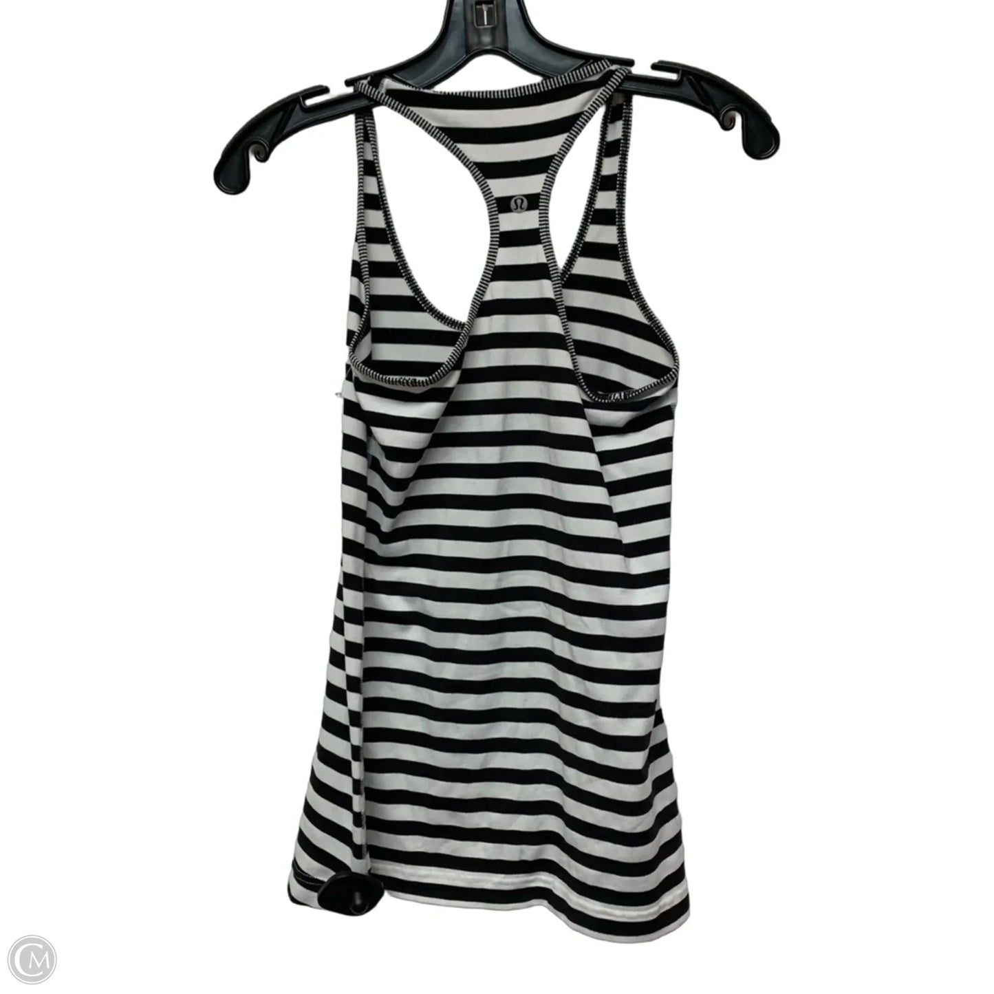 Athletic Tank Top By Lululemon In Striped Pattern, Size: S