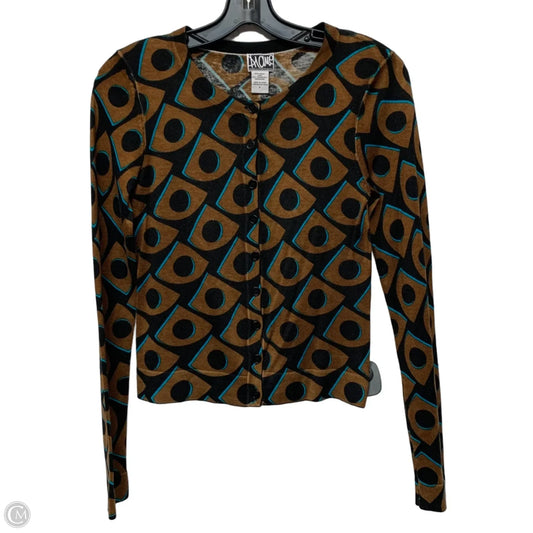 Cardigan Designer By Diane Von Furstenberg In Leopard Print, Size: Xsp