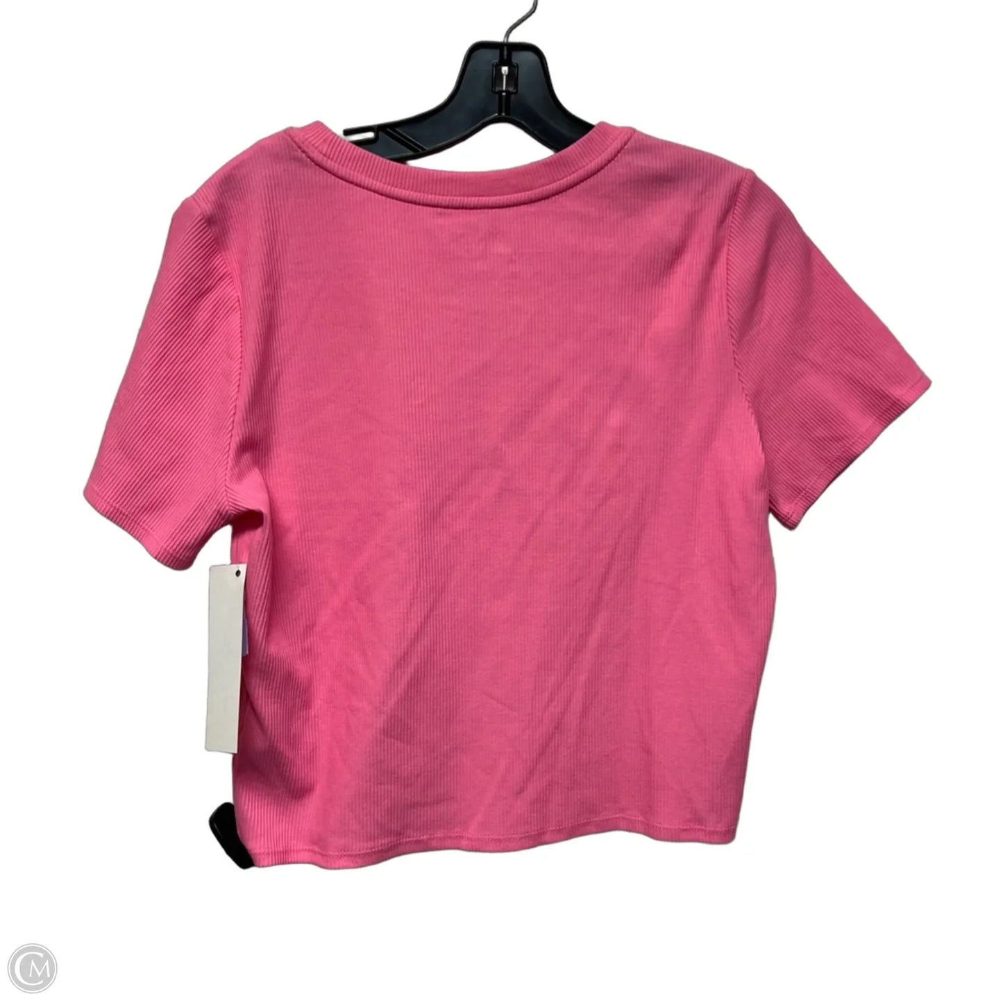 Top Short Sleeve Designer By Lilly Pulitzer In Pink, Size: L