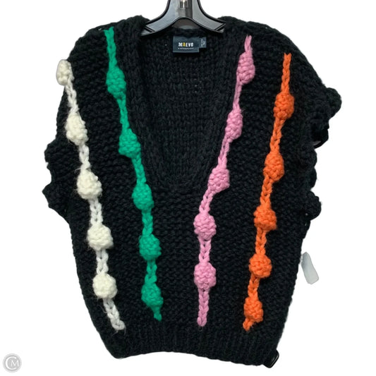 Vest Sweater By Maeve In Black, Size: Osfm