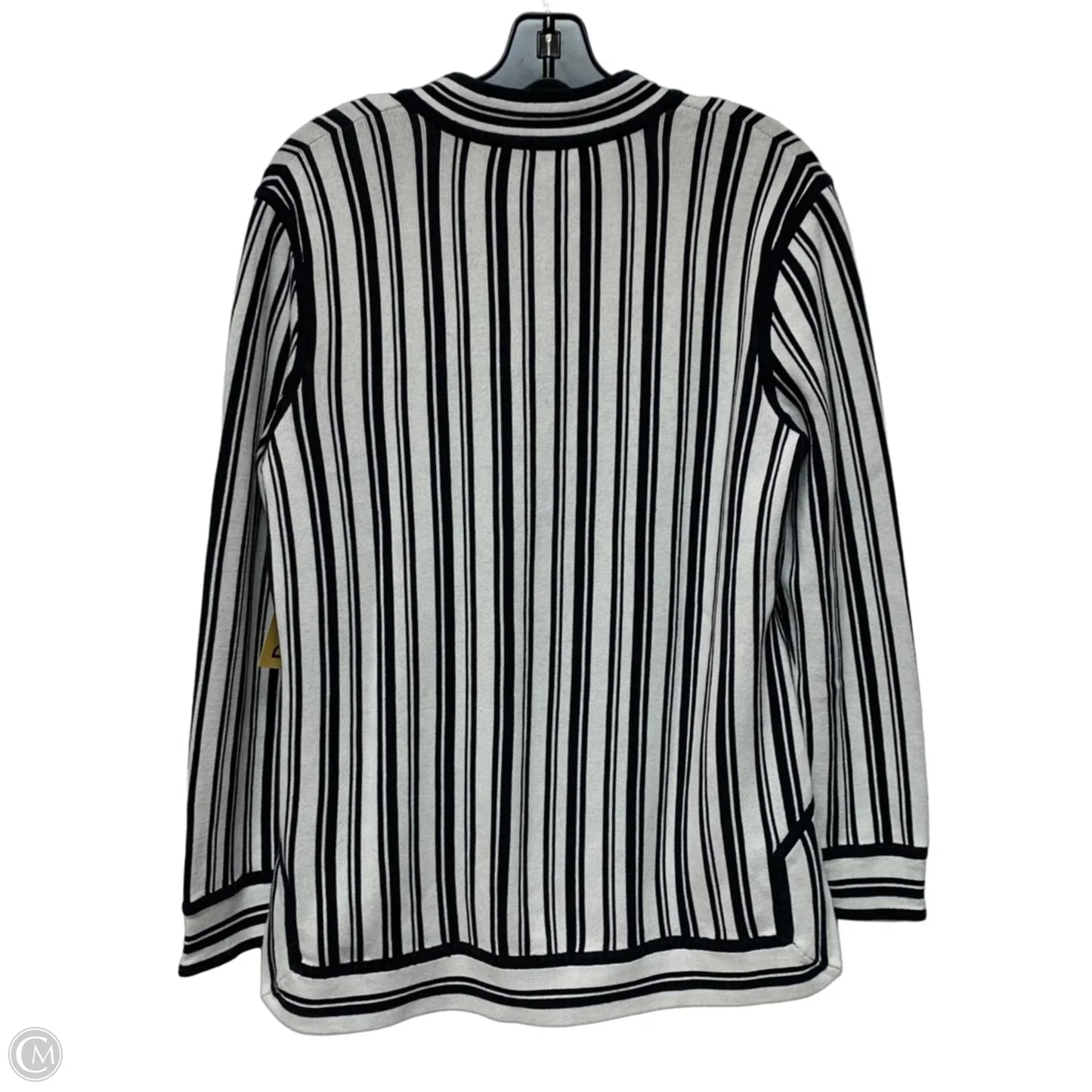 Top Long Sleeve Designer By Tory Burch In Striped Pattern, Size: L