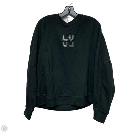 Athletic Sweatshirt Crewneck By Lululemon In Black