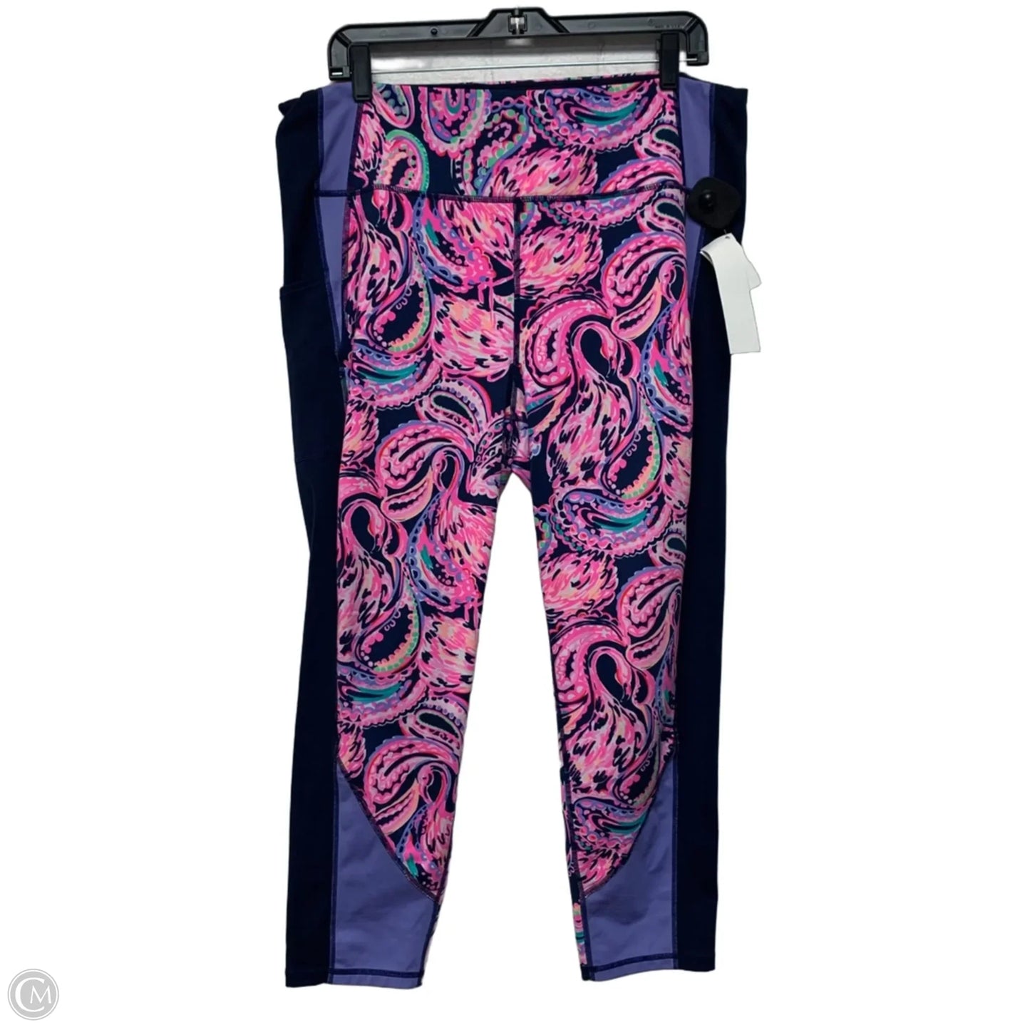 Pants Designer By Lilly Pulitzer In Blue & Pink, Size: 1x