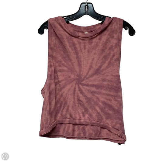 Athletic Tank Top By Free People In Pink & Purple, Size: S