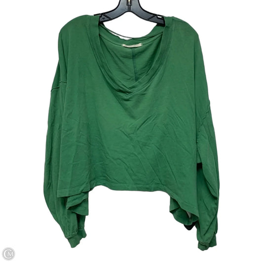 Top Long Sleeve Basic By We The Free In Green, Size: M