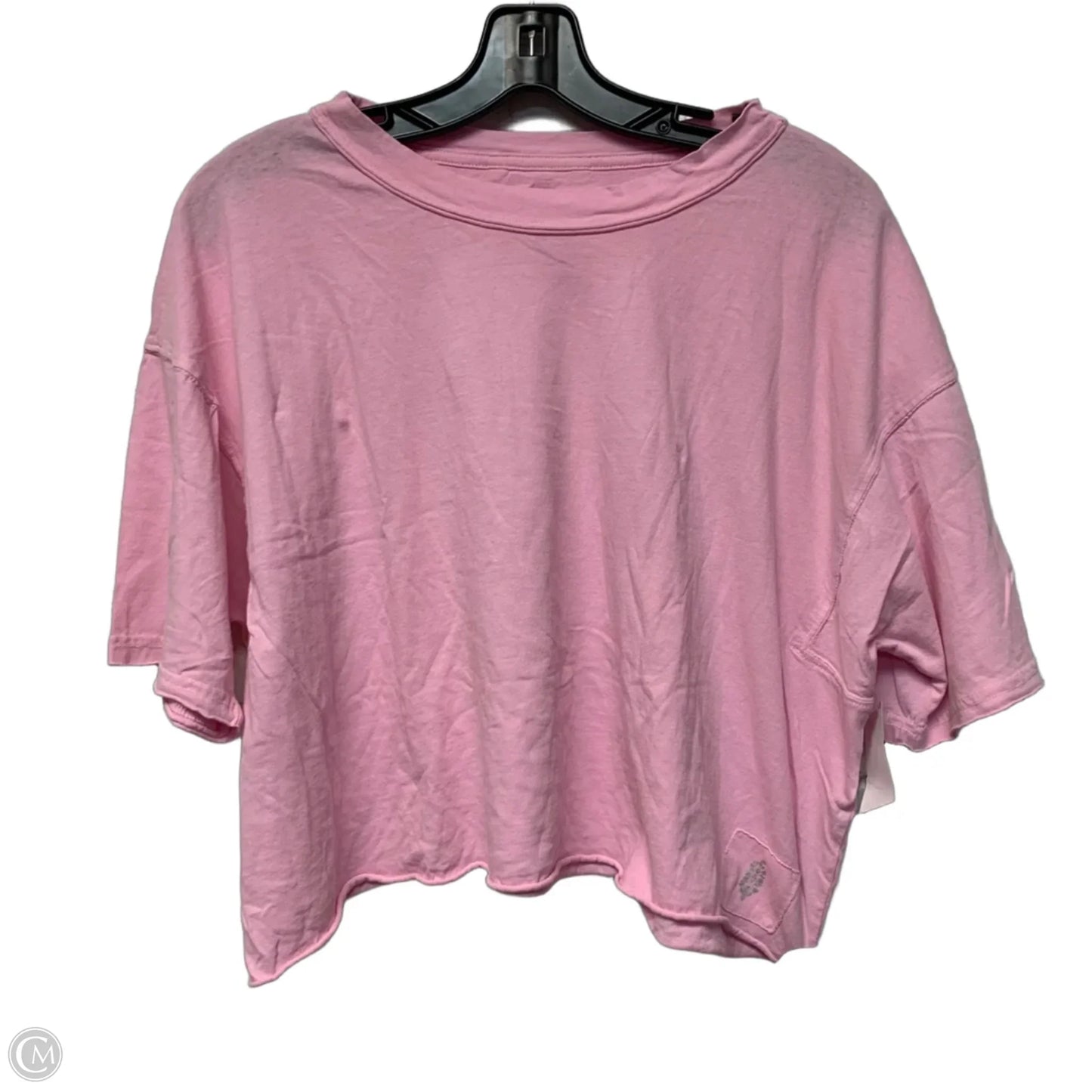 Athletic Top Short Sleeve By Free People In Pink, Size: S