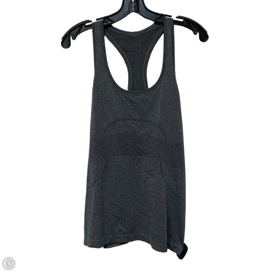 Athletic Tank Top By Lululemon In Grey, Size: M