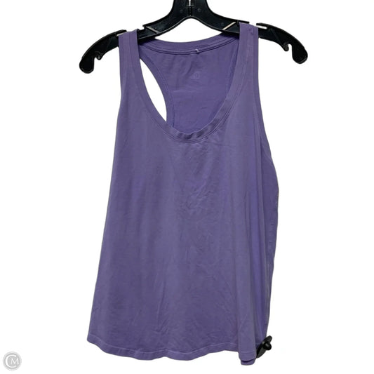 Athletic Tank Top By Lululemon In Purple, Size: S