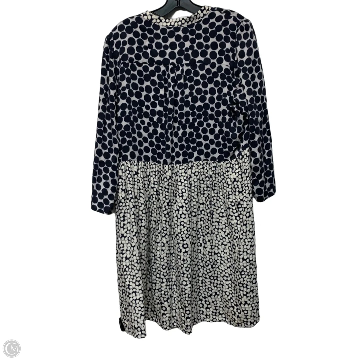 Dress Casual Short By Maeve In Blue & White, Size: L