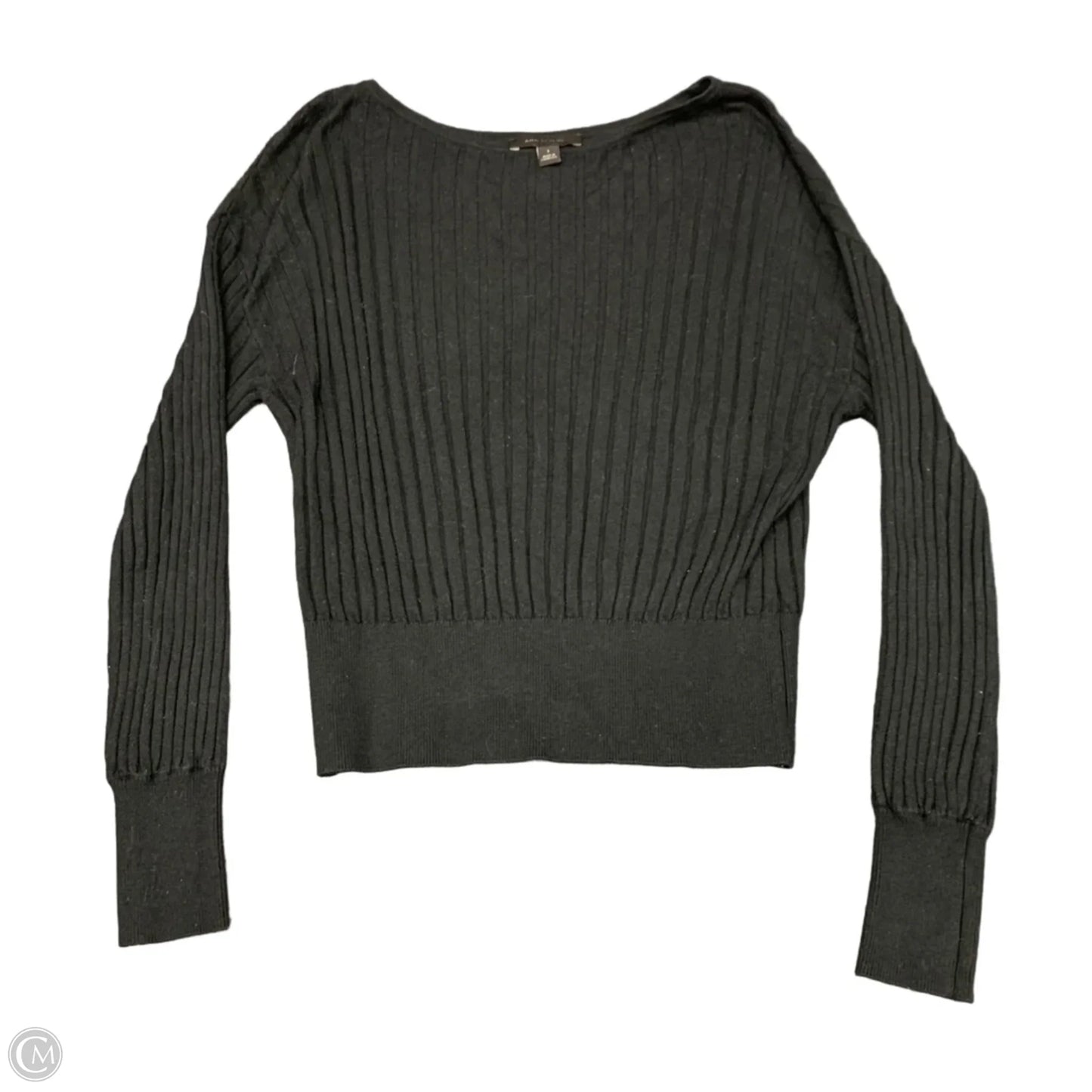 Top Long Sleeve By Ann Taylor In Black, Size: S