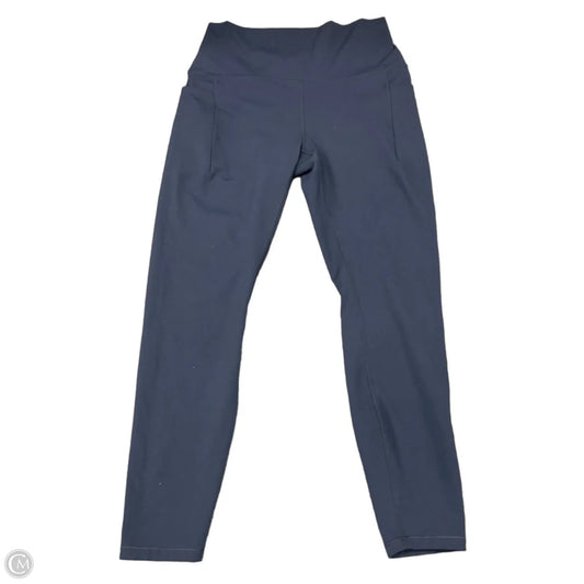 Athletic Leggings By Spyder In Navy, Size: M