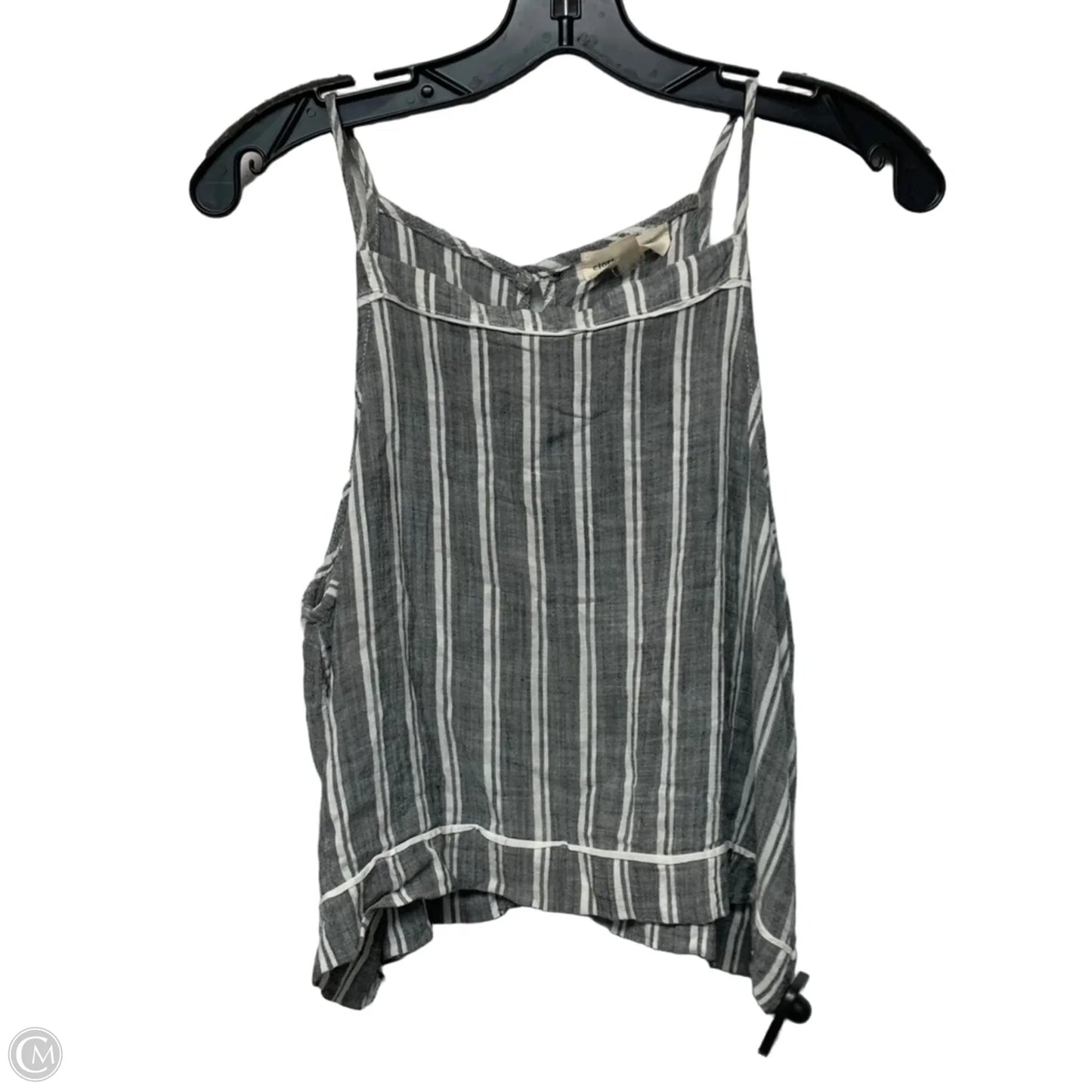 Top Sleeveless By Cloth & Stone In Striped Pattern, Size: L