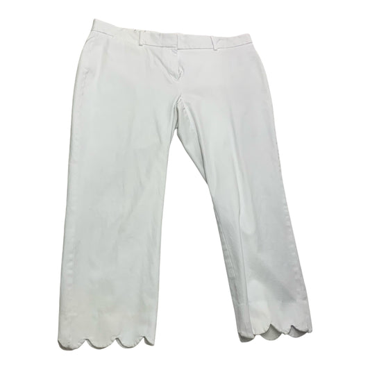 Pants Cropped By Crown And Ivy In White, Size: 14