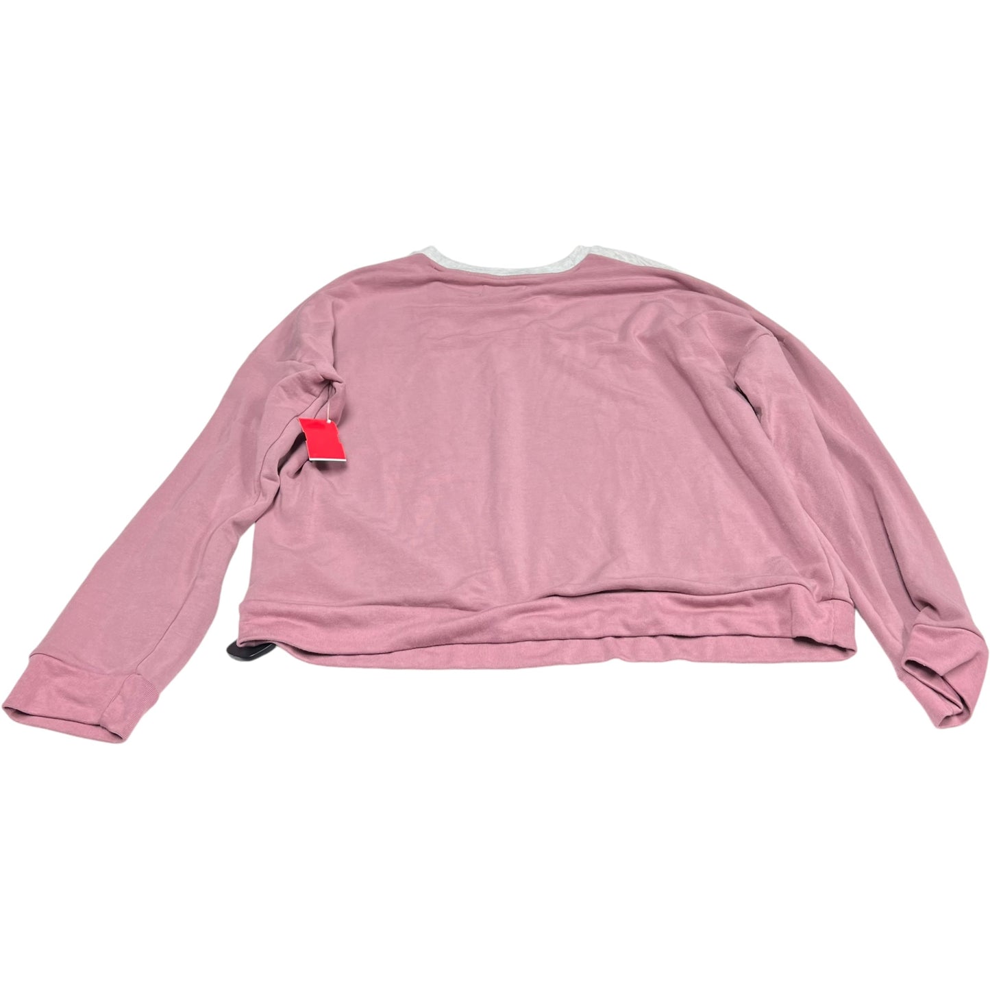 Top Long Sleeve By Madewell In Pink, Size: L