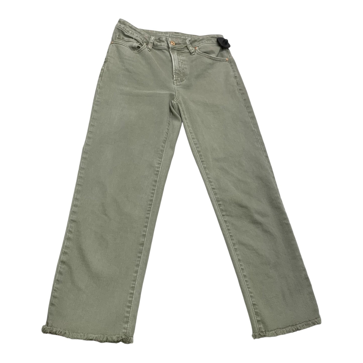 Jeans Straight By Chicos In Green, Size: 2