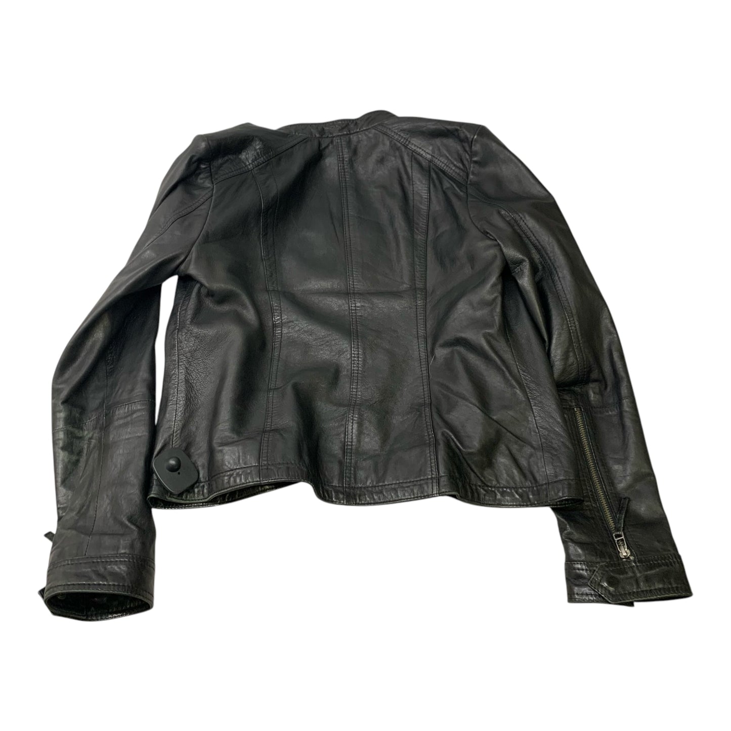 Jacket Leather By Black Rivet In Black, Size: M