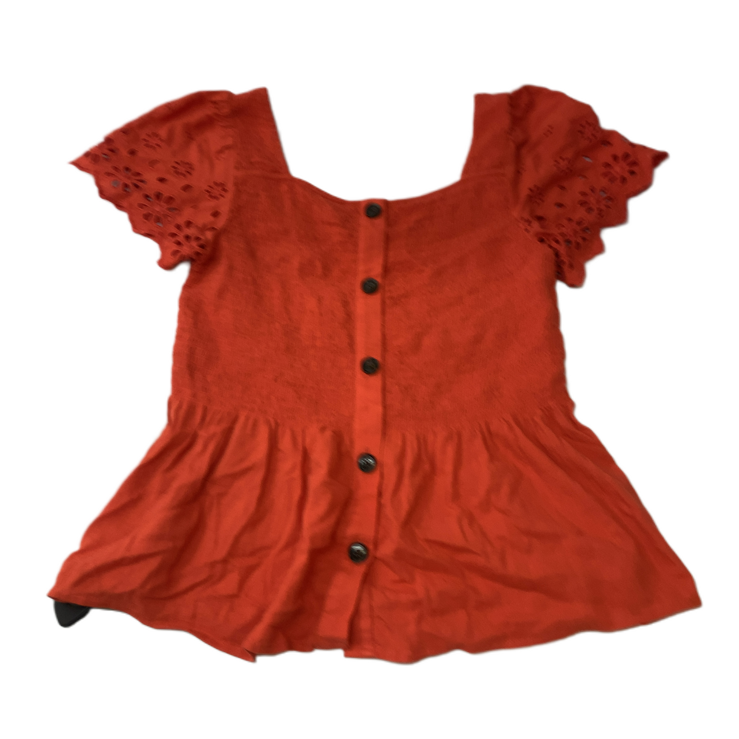 Orange  Top Short Sleeve By Madewell  Size: S