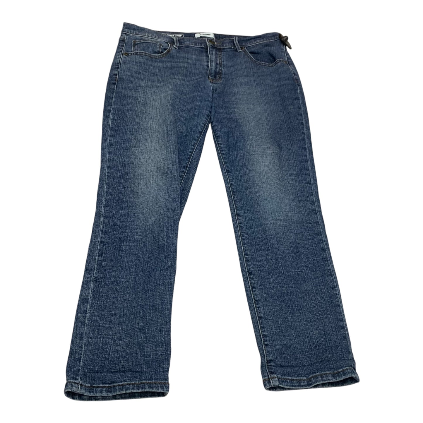 Jeans Straight By Sonoma In Blue Denim, Size: 10