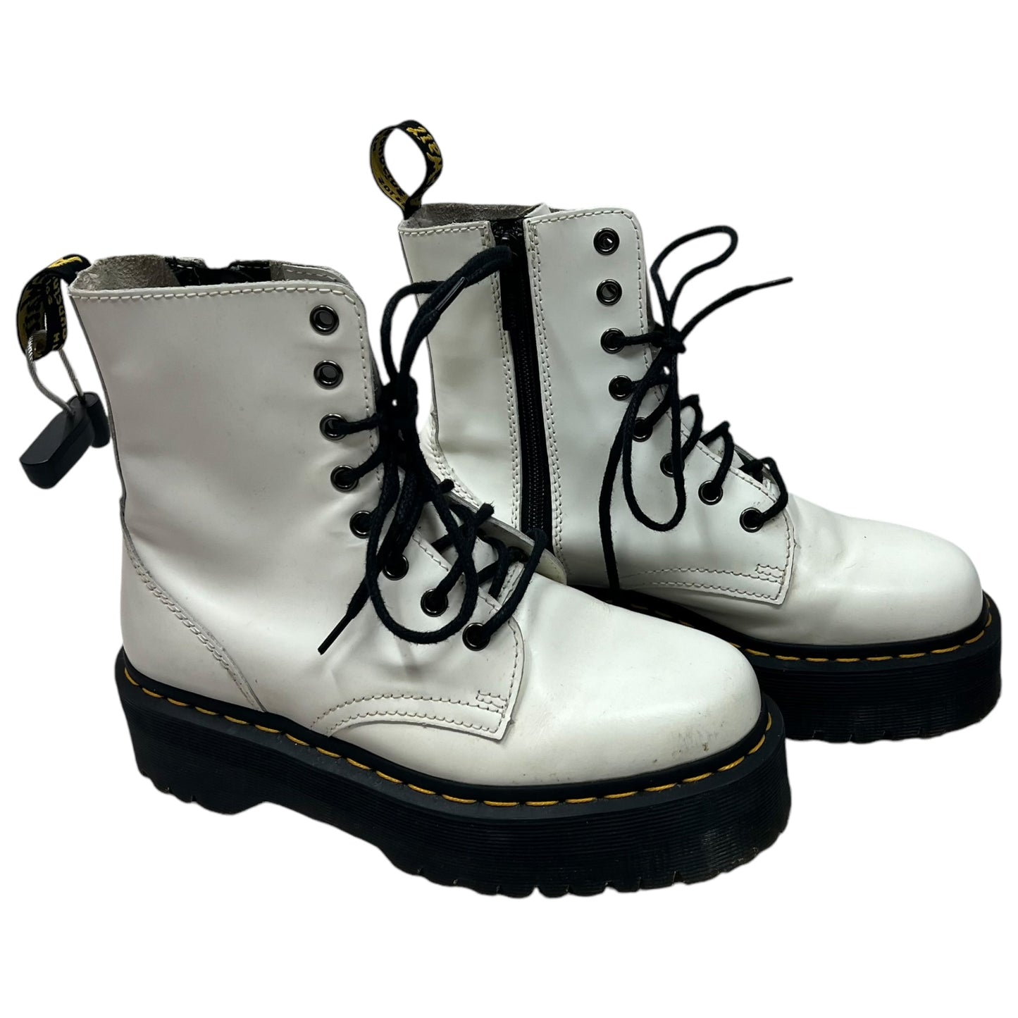 Boots Designer By Dr Martens In White, Size: 7