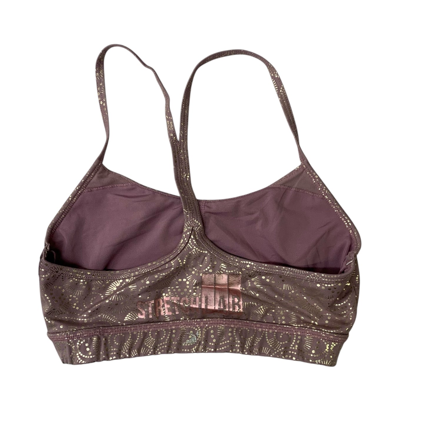 Athletic Bra By Strech Lab In Purple, Size: Xs