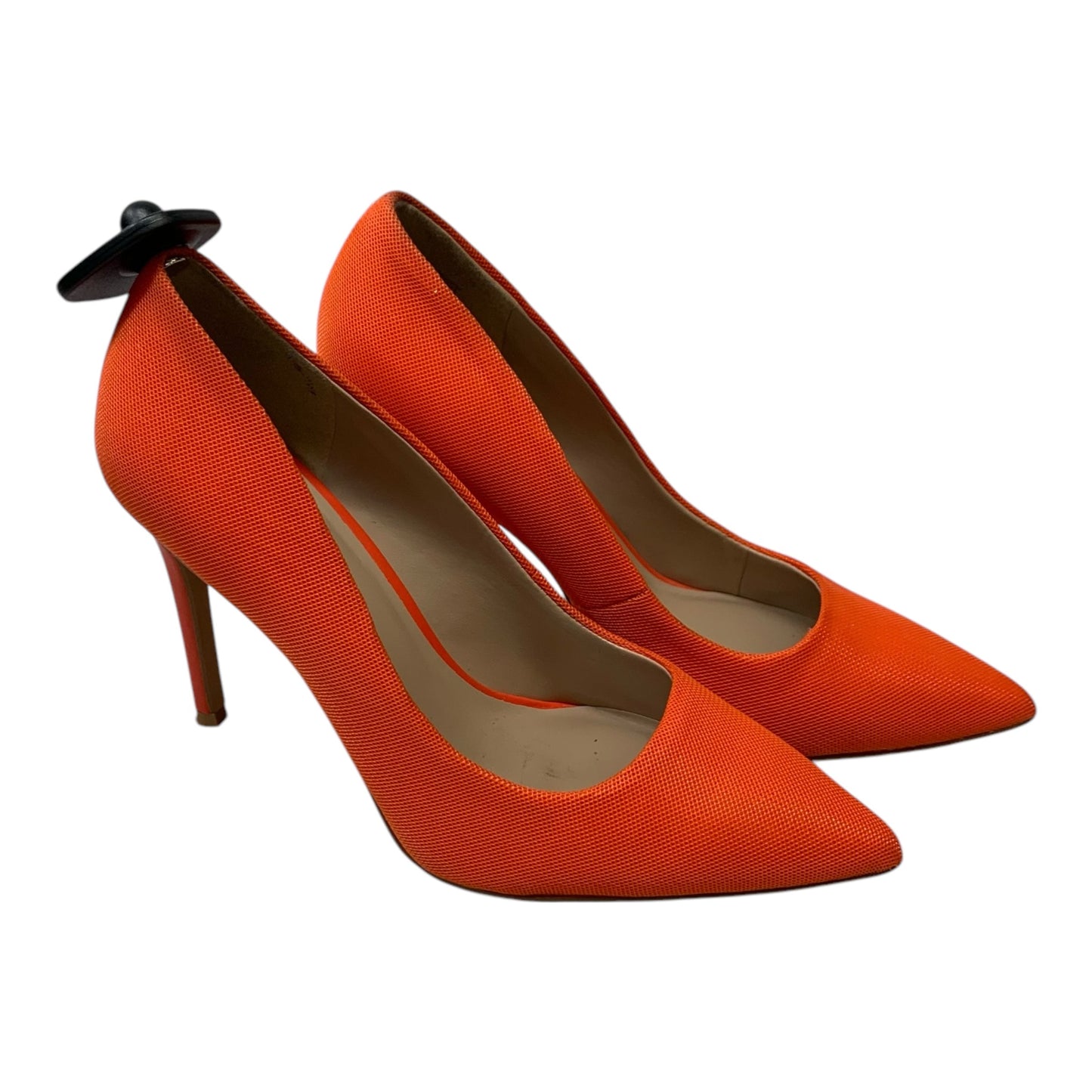 Shoes Heels Stiletto By Mix No 6 In Orange, Size: 11