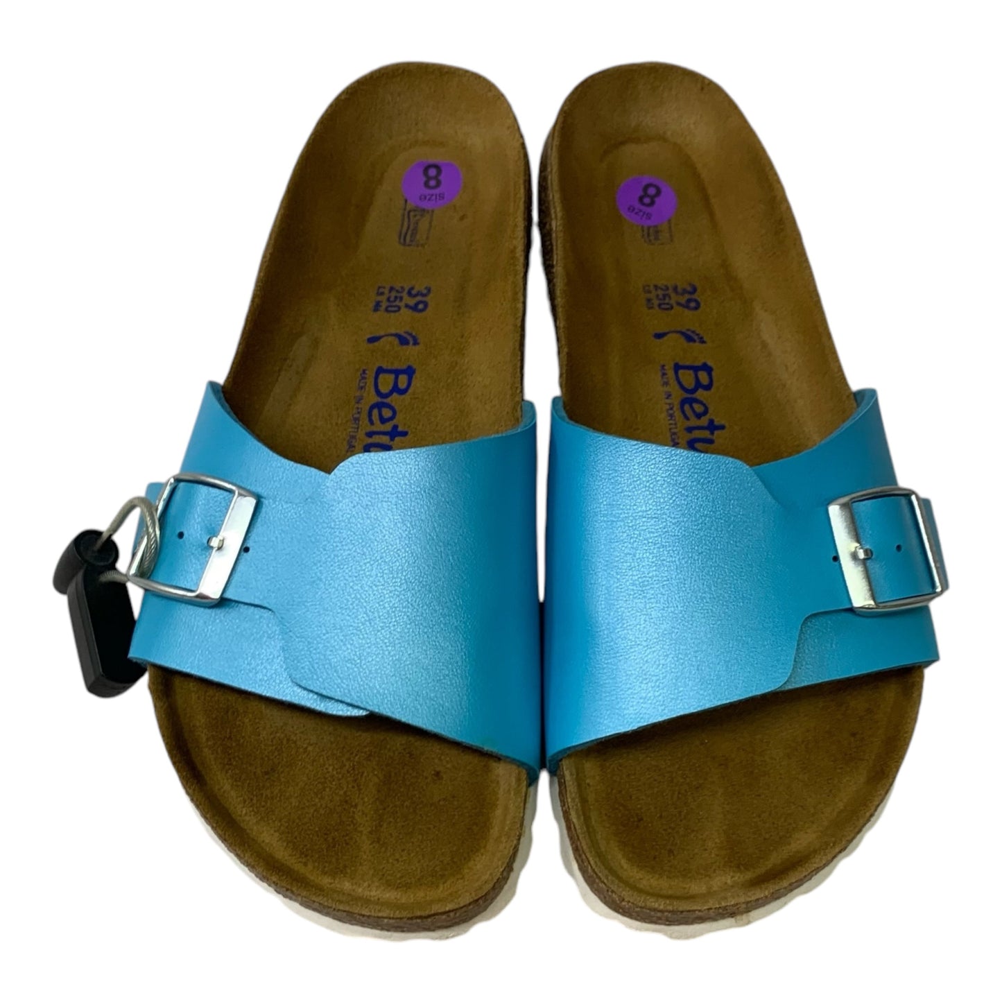 Sandals Flats By Clothes Mentor In Blue, Size: 8