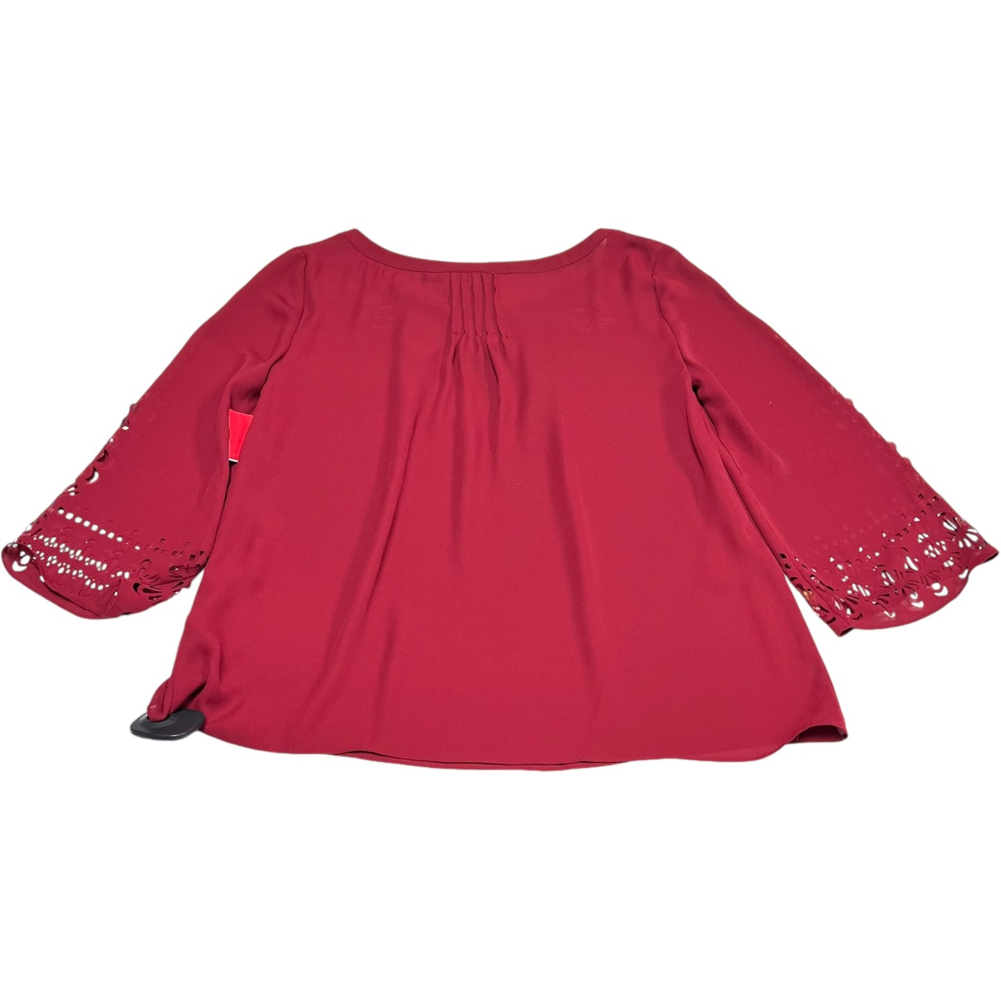 Blouse Long Sleeve By Maeve In Red, Size: S