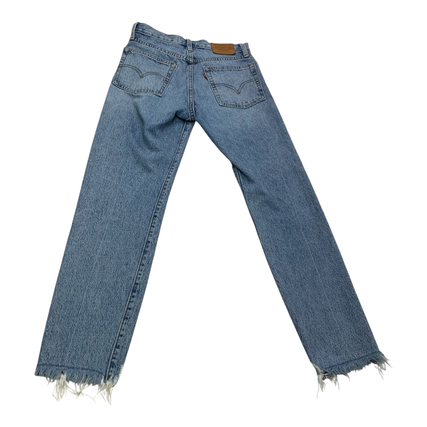 Jeans Straight By Levis In Blue Denim, Size: 0