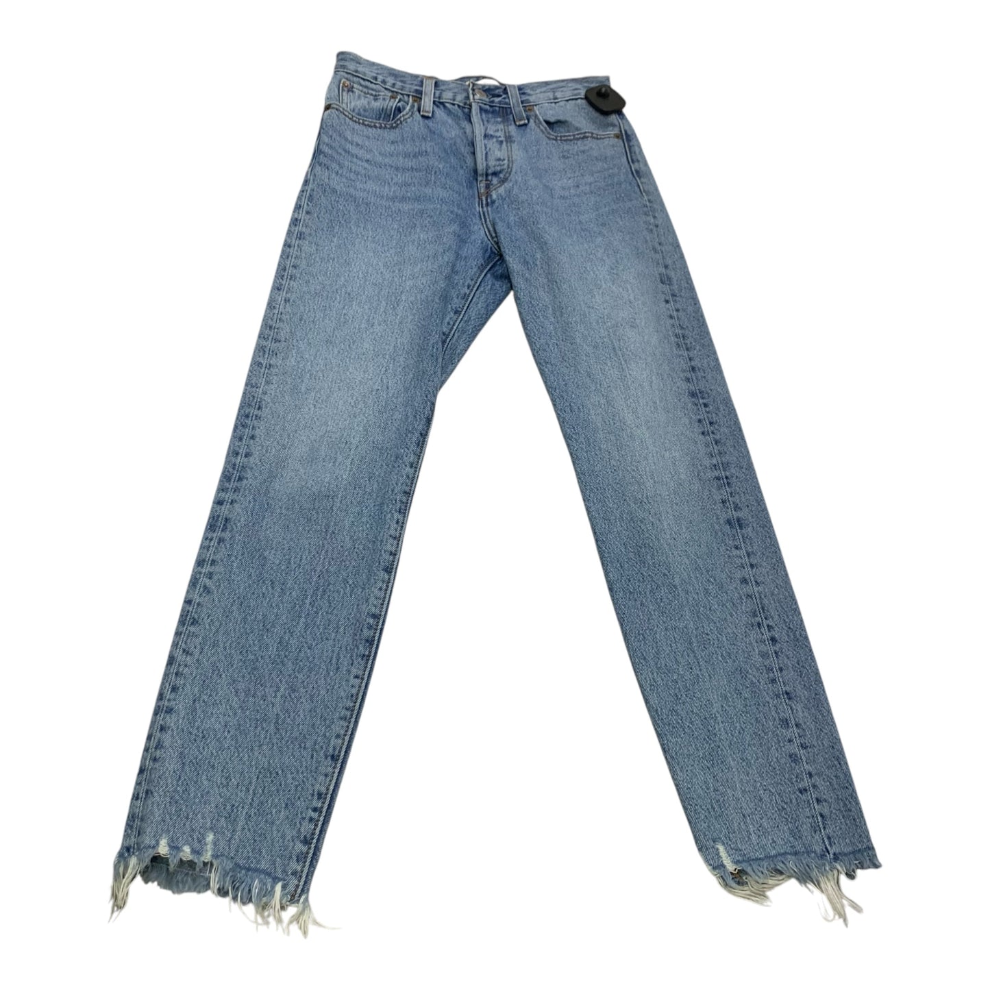 Jeans Straight By Levis In Blue Denim, Size: 0