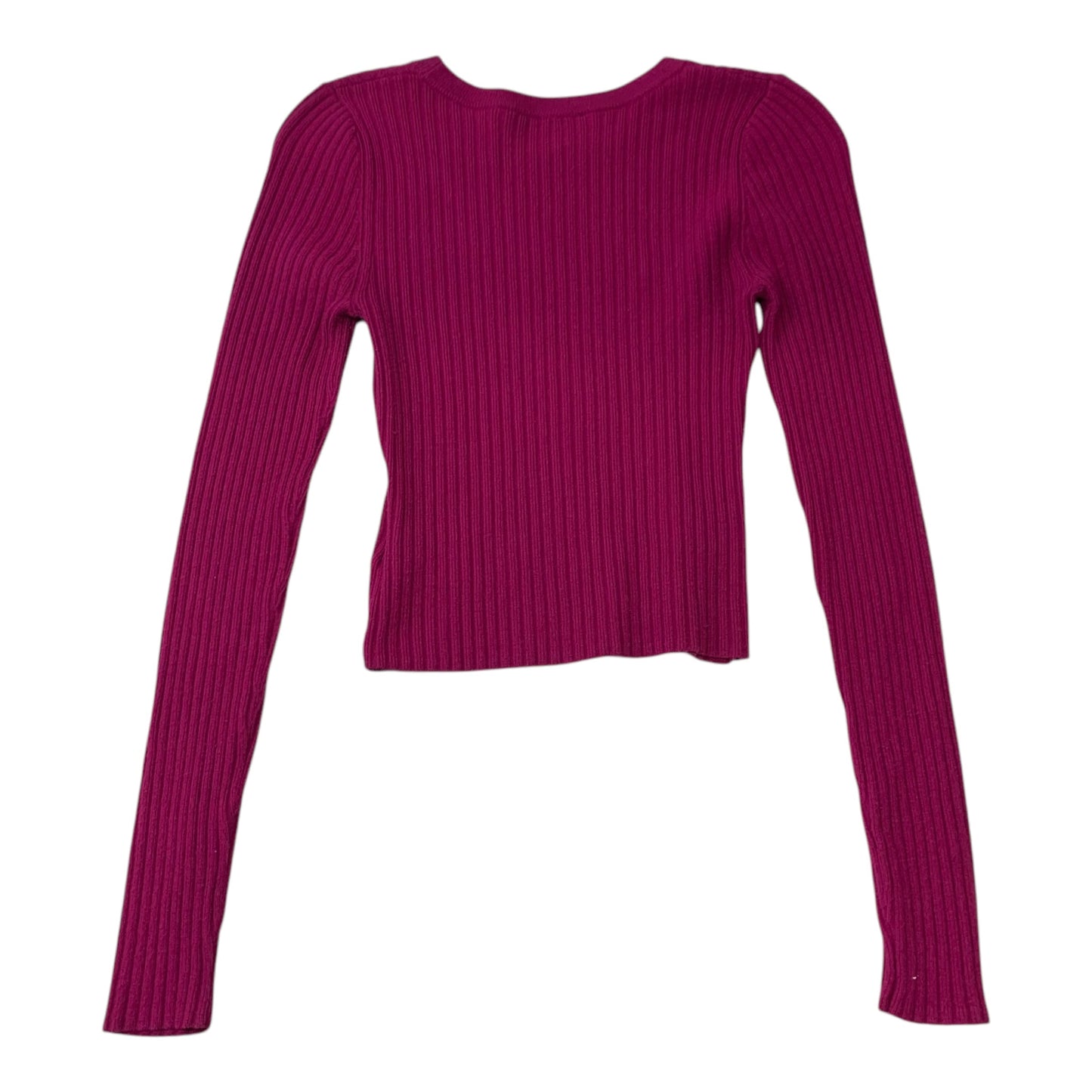 Top Long Sleeve By Express In Pink, Size: Xs