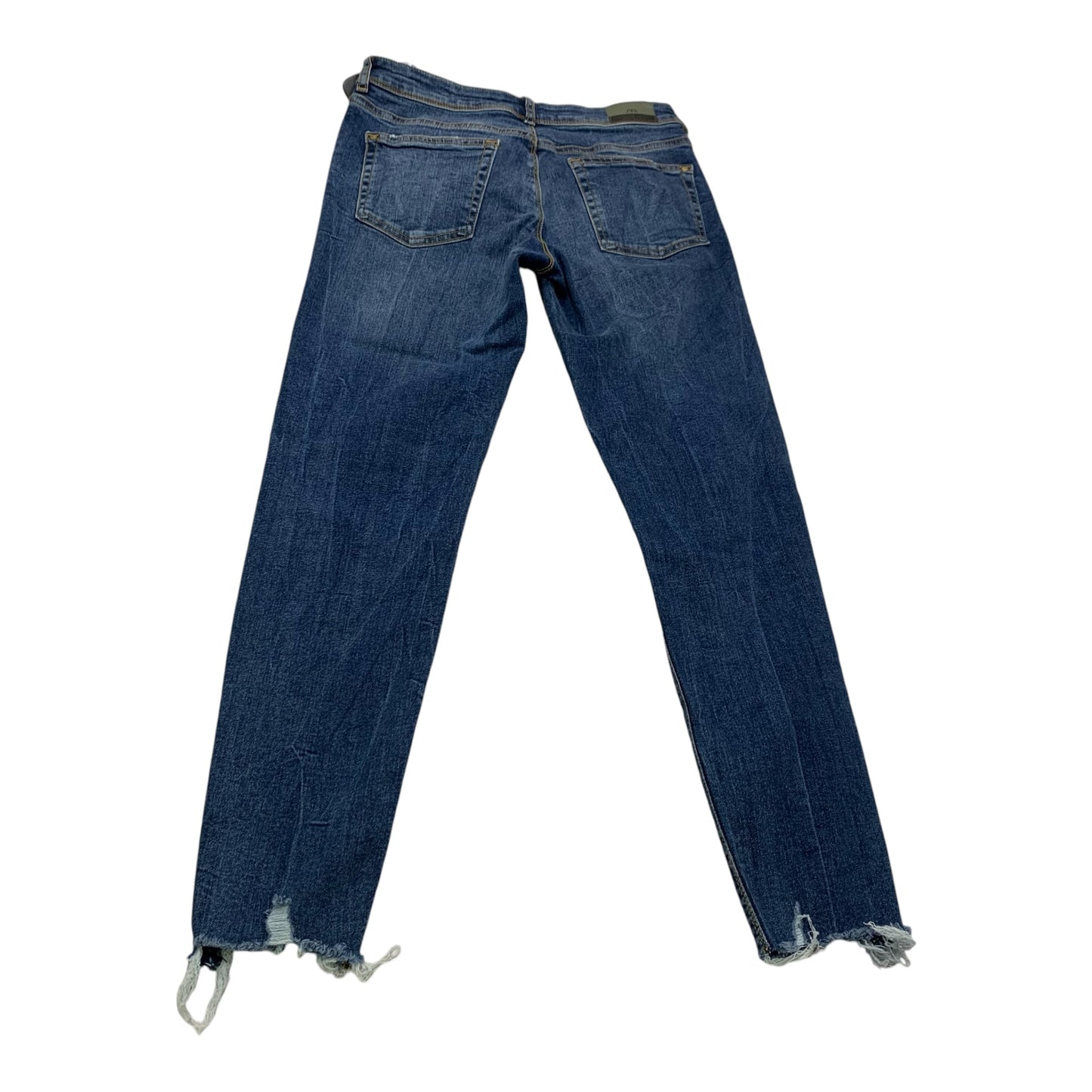 Jeans Skinny By Zara In Blue Denim, Size: 4