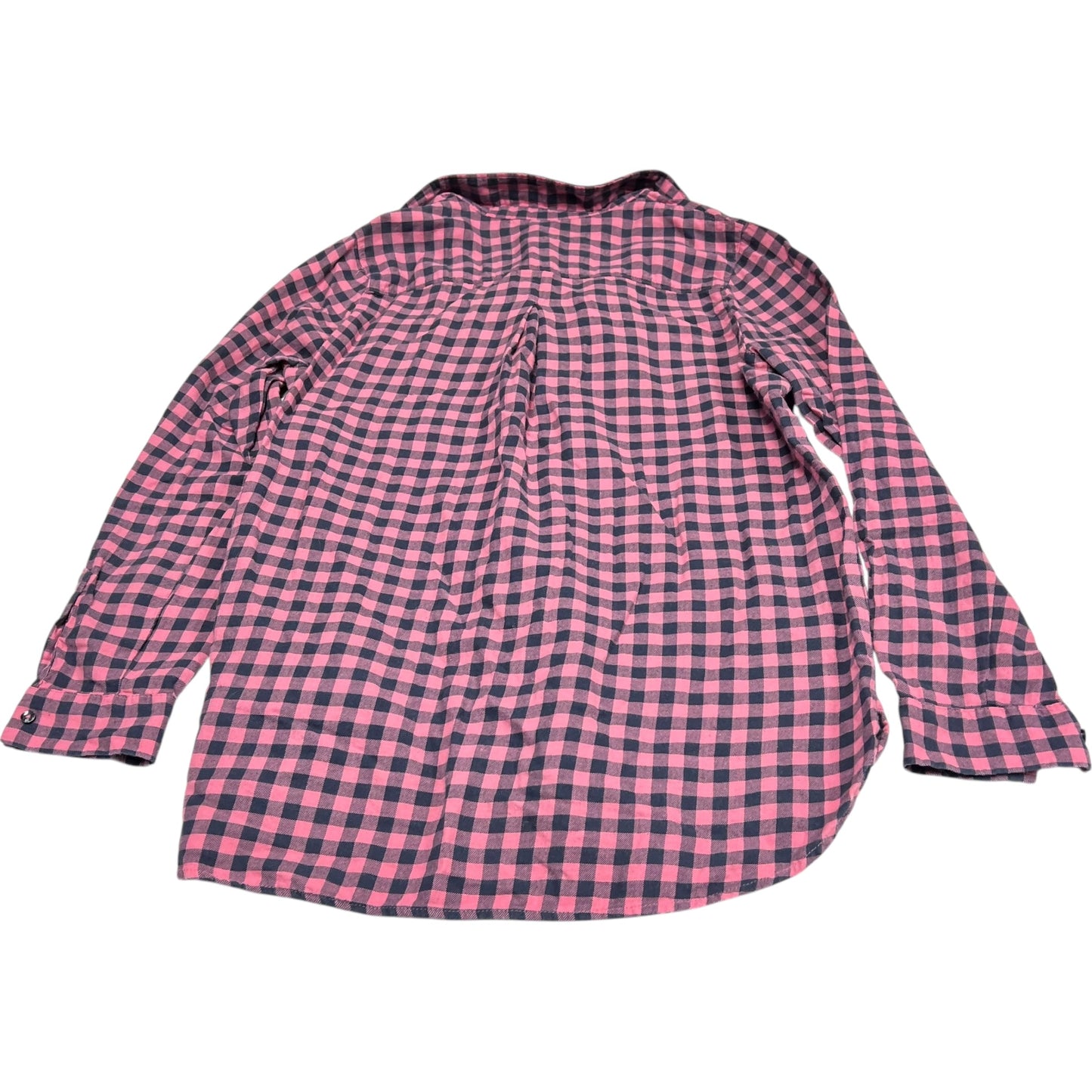 Top Long Sleeve By H&m In Plaid Pattern, Size: S