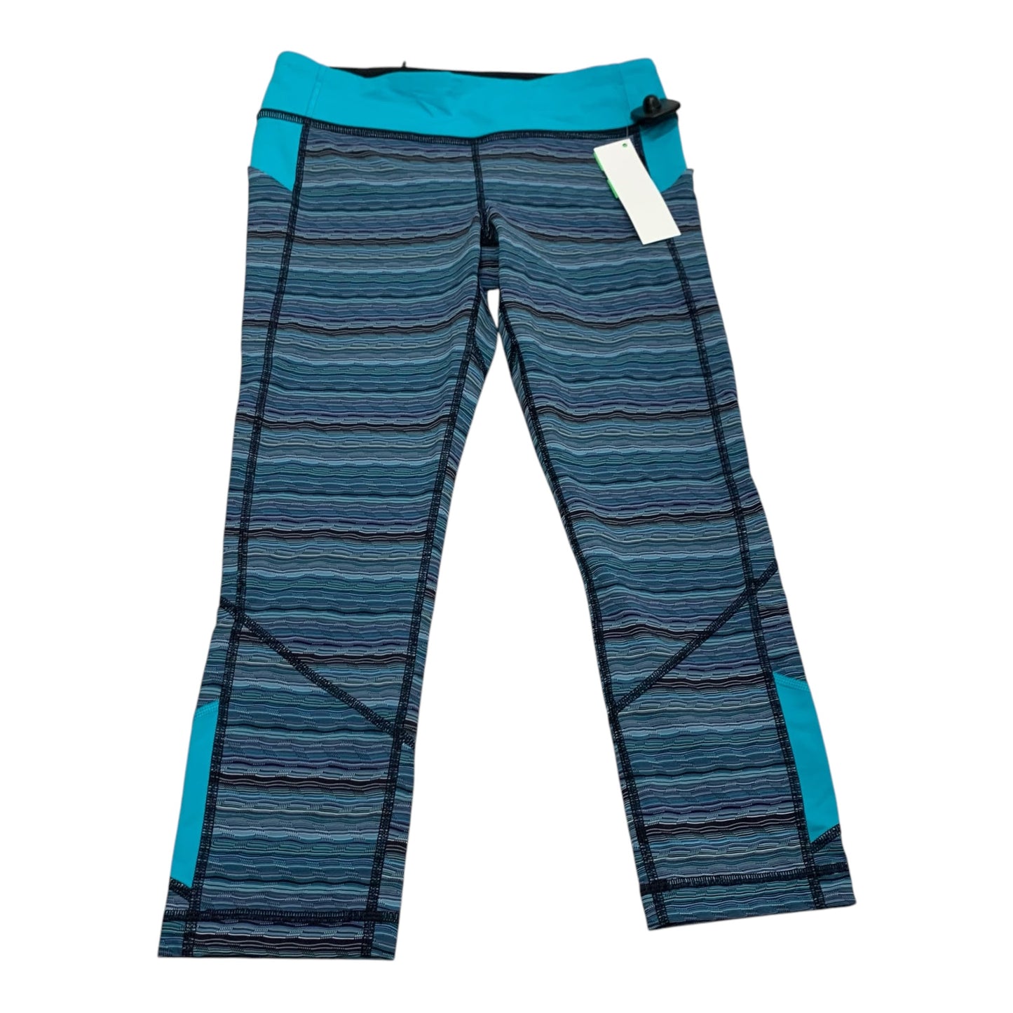 Athletic Capris By Lululemon In Blue, Size: 8